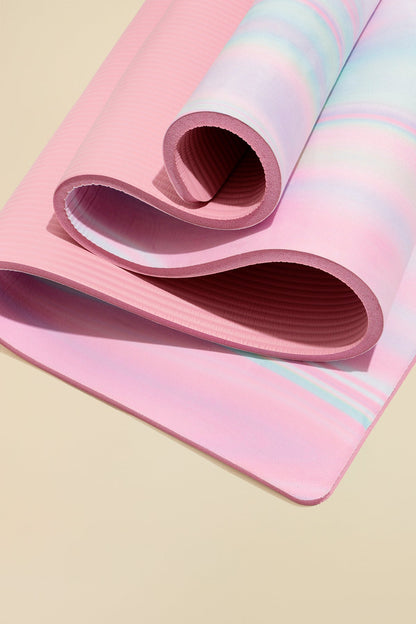 CloudCushion Vegan Suede Yoga Mat - Prismatic 0.5” Thick