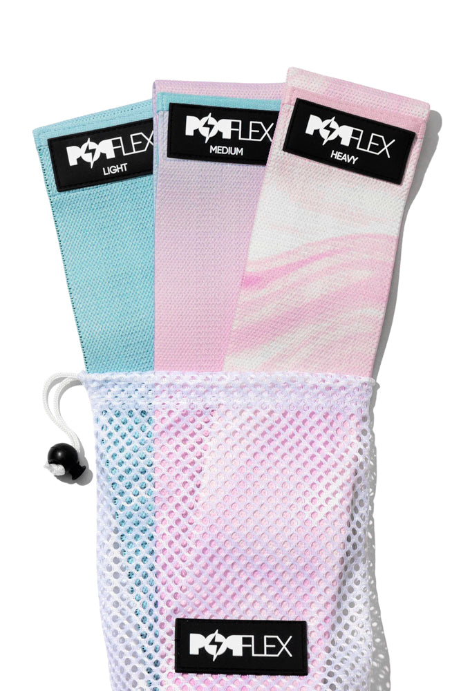 Booty Band Set - Cotton Candy