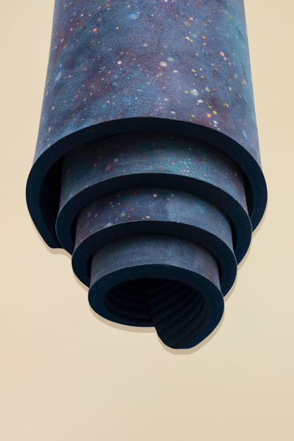 CloudCushion Vegan Suede Yoga Mat - Cool Cosmos 0.5" Thick