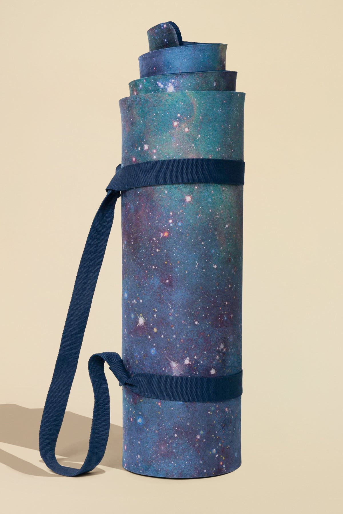 CloudCushion Vegan Suede Yoga Mat - Cool Cosmos 0.5" Thick