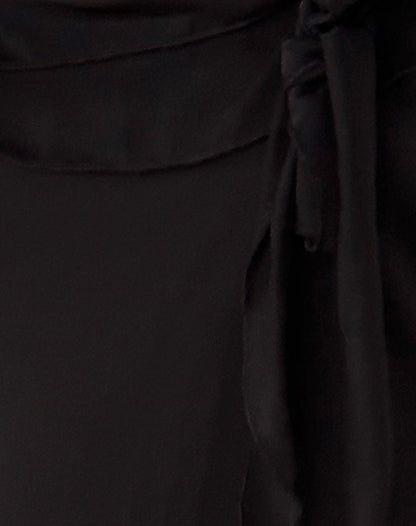 Binita Mini Dress in Chiffon Black