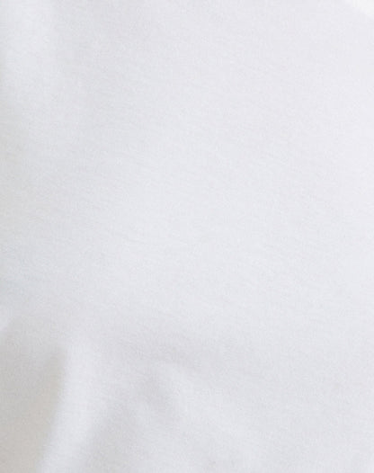 Bizzy Top with Studded Neckline in Off White