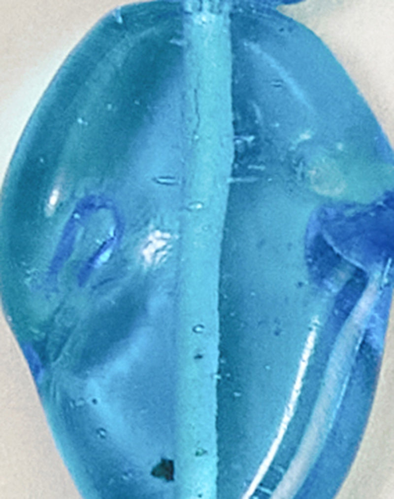 Blue Glass Beaded Necklace