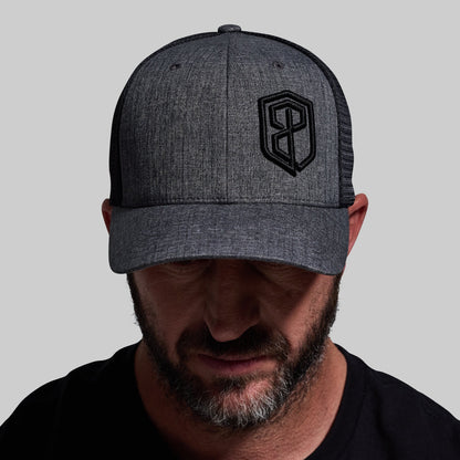BP Two-Tone Trucker Hat (Charcoal/Black)