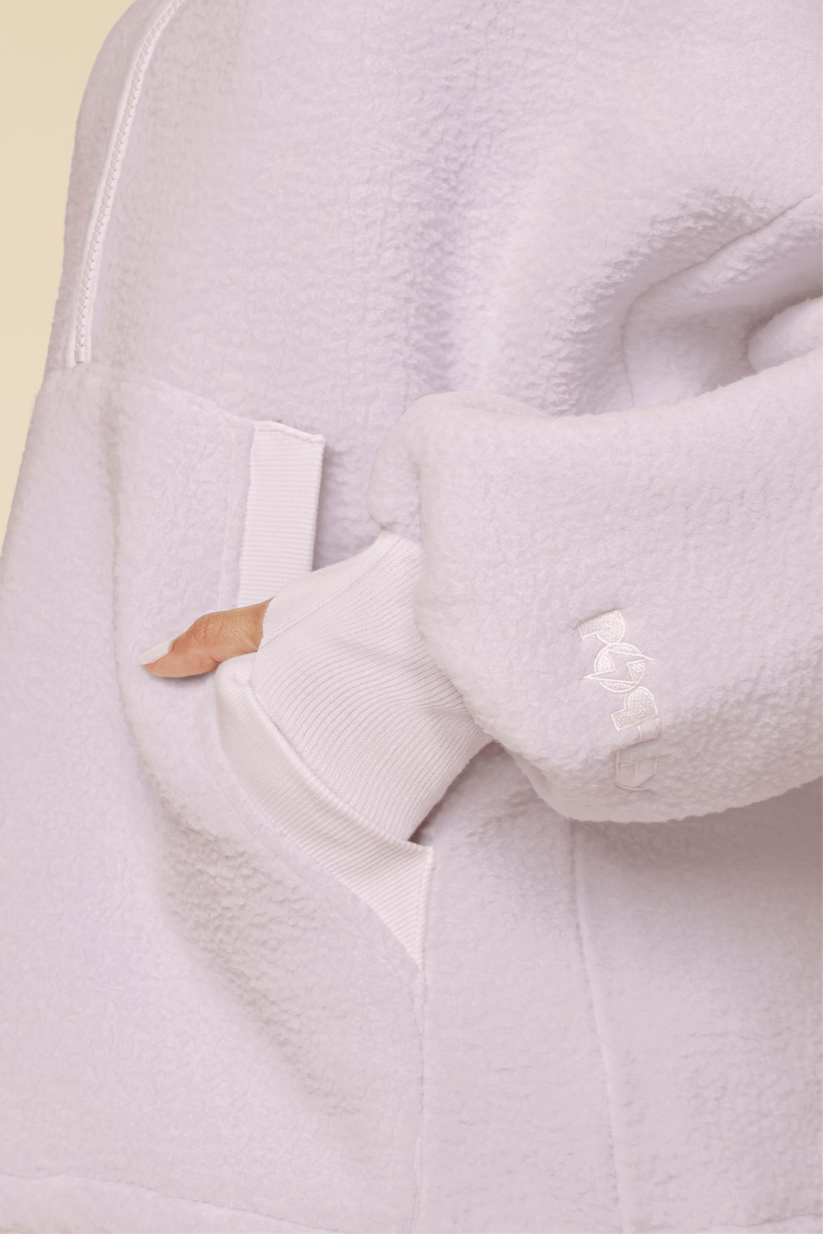 Big Hug Fleece Half Zip Sweater - Orchid Ice