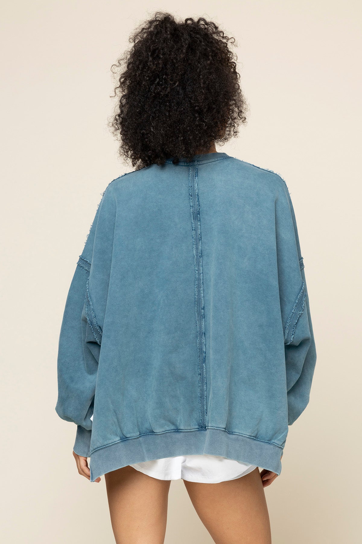 Boxy Crewneck - Vintage Teal