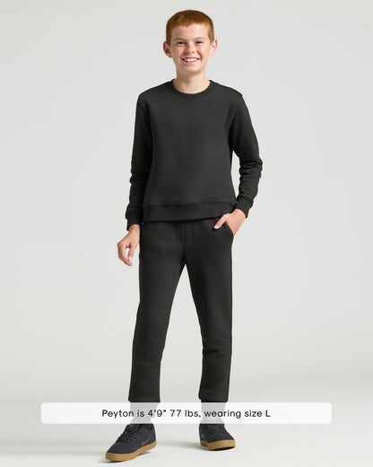 Boys' Black & Navy Fleece Joggers 2-Pack