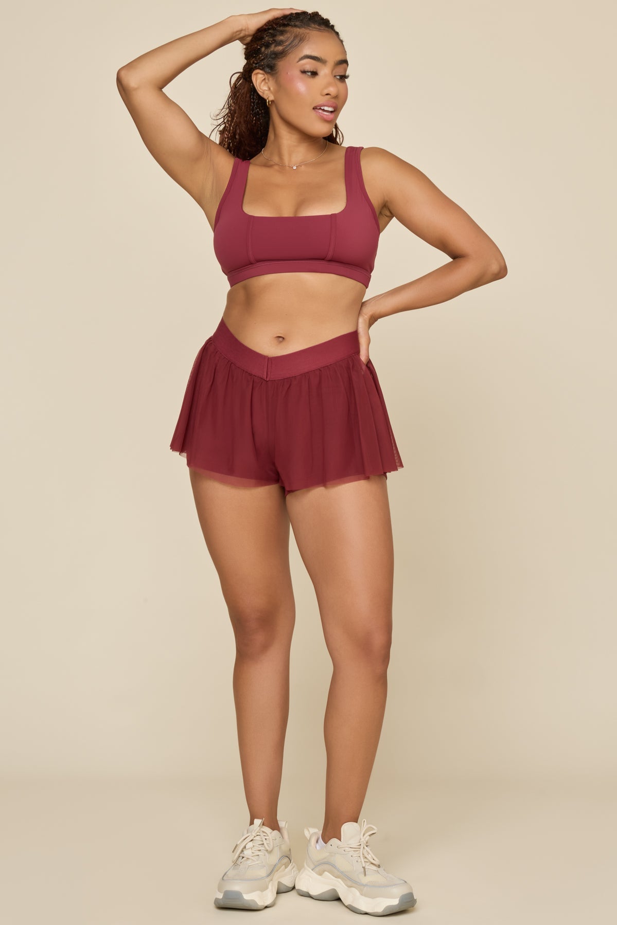 Butterfly Short - Crimson