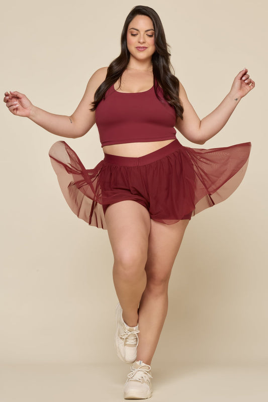 Butterfly Short - Crimson