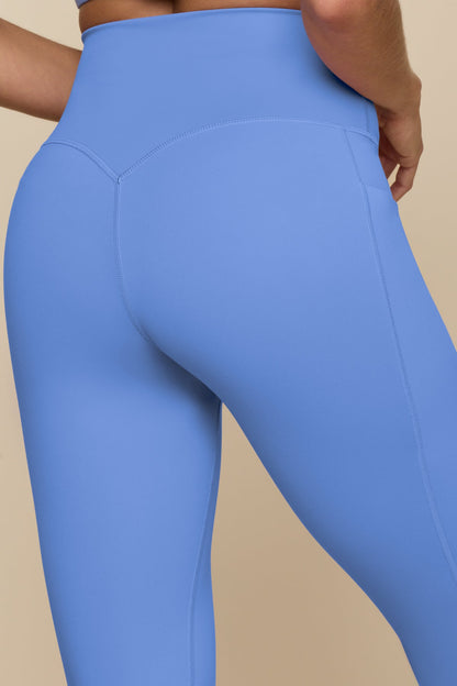 Crisscross Hourglass® Flared Legging with Pockets - Nordic Blue
