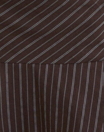 Carnila Skort in Tailoring Pinstripe Brown