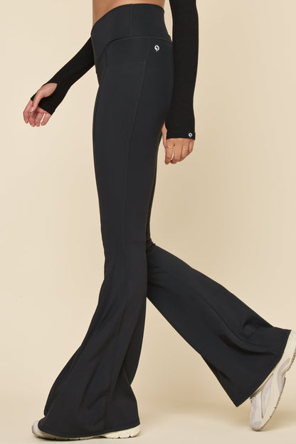 Crisscross Hourglass® Bell Bottom with Pockets - Black