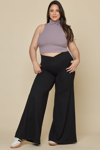 Crisscross Hourglass® Wide Legging - Black