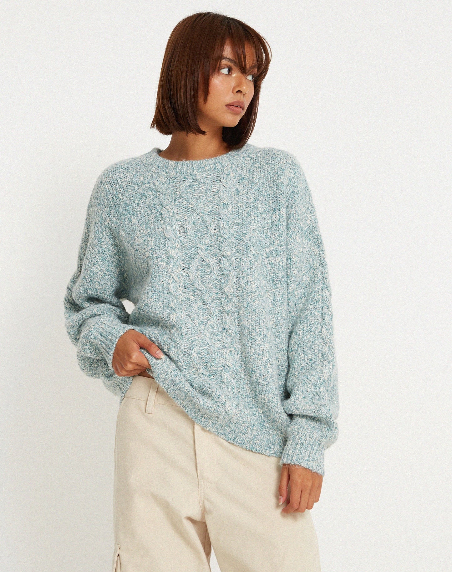 Chalih Jumper in Duck Green
