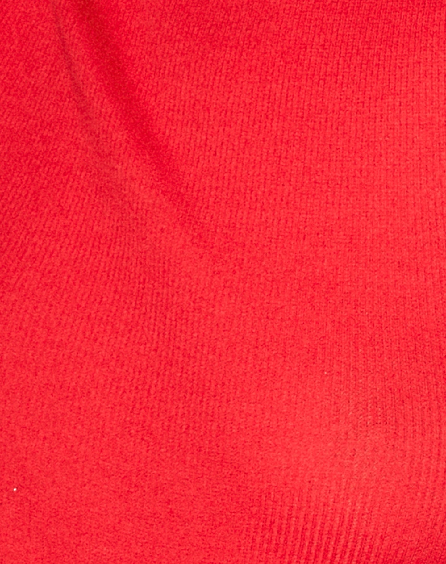 Clias Crop Top in Rib Racing Red