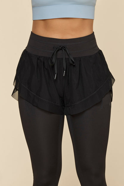Cadence Short with Legging - Black