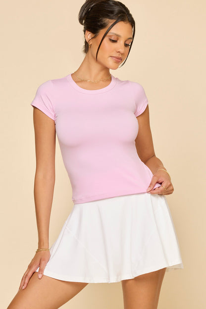 Call Me Baby Tee - Bubblegum