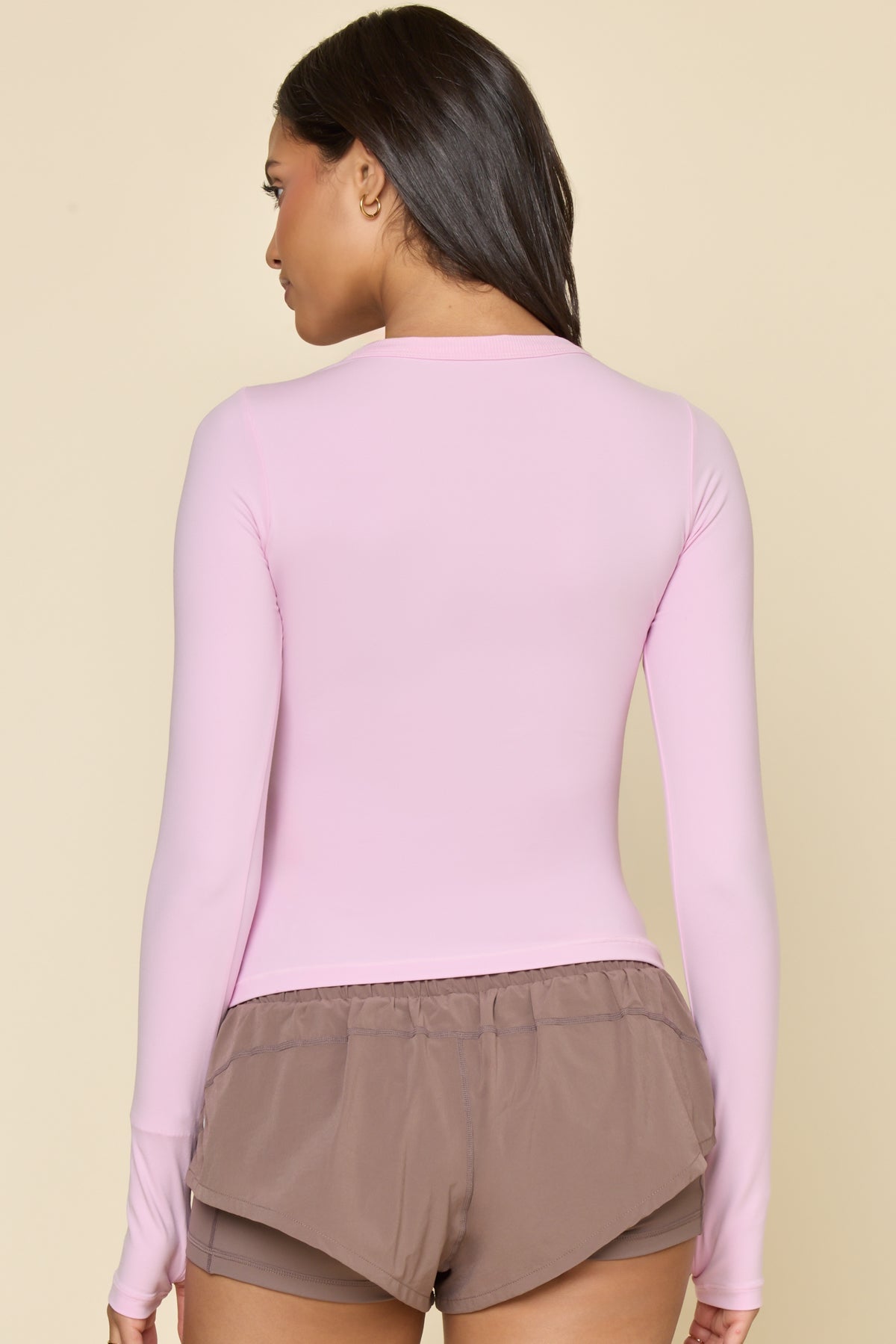 Call Me Baby Long Sleeve Top - Bubblegum