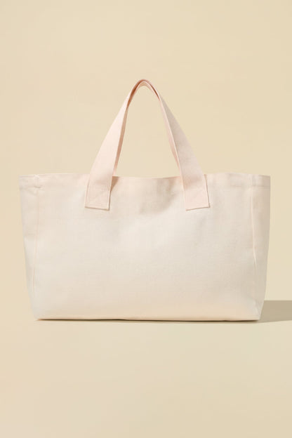POPFLEX® Bow Canvas Tote - Tutu Pink