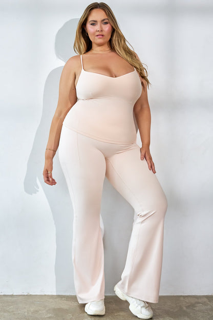 Supersculpt™ Flared Legging with Pockets - Tutu Pink