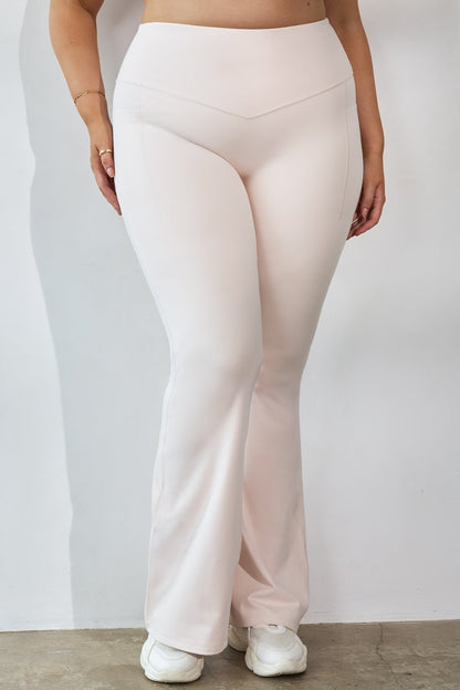 Supersculpt™ Flared Legging with Pockets - Tutu Pink