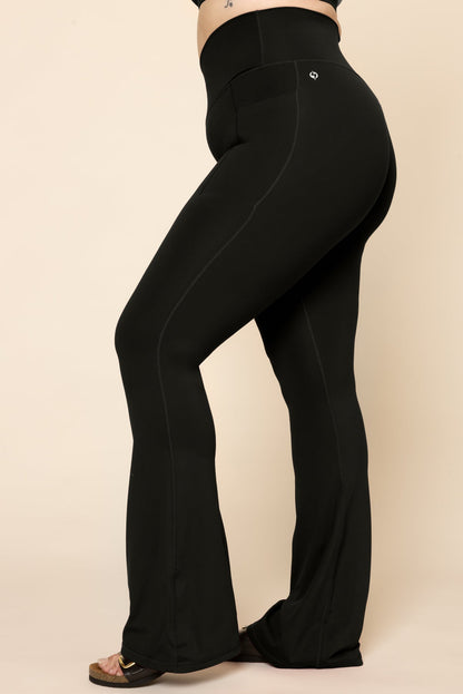 Supersculpt™ Flared Legging with Pockets - Black