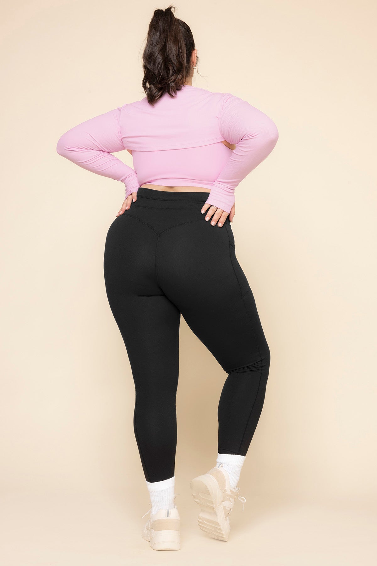 Cargo Legging with Pockets - Black