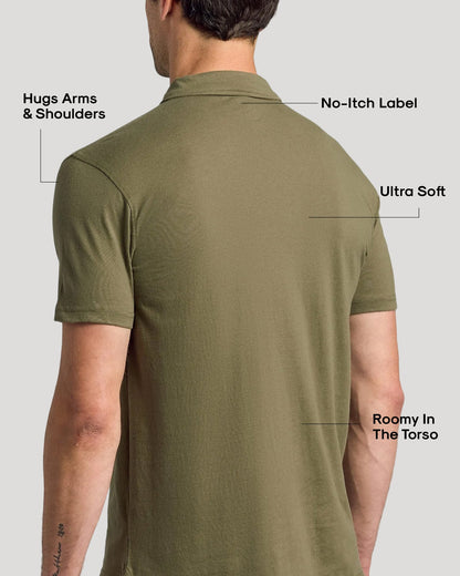 Military Green Classic Polo