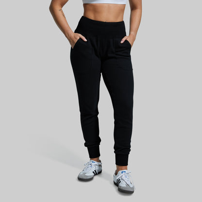 Women's Cloud Jogger Set (Black)