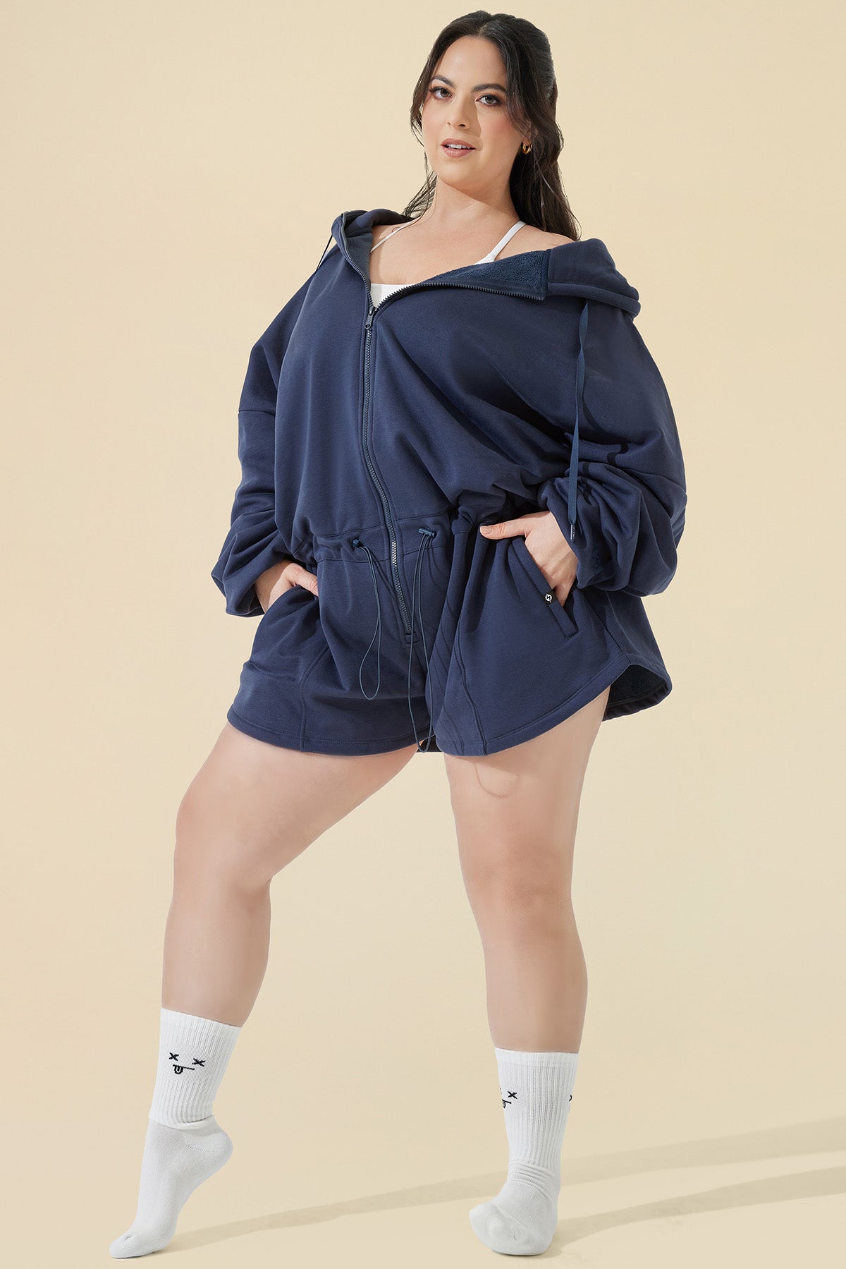 Cloud Romper - Collegiate Blue
