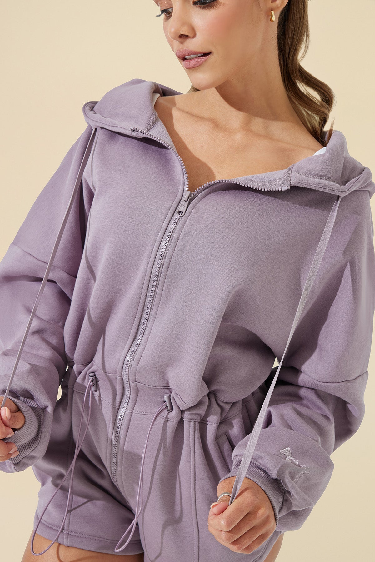 Cloud Romper - Dusty Mauve