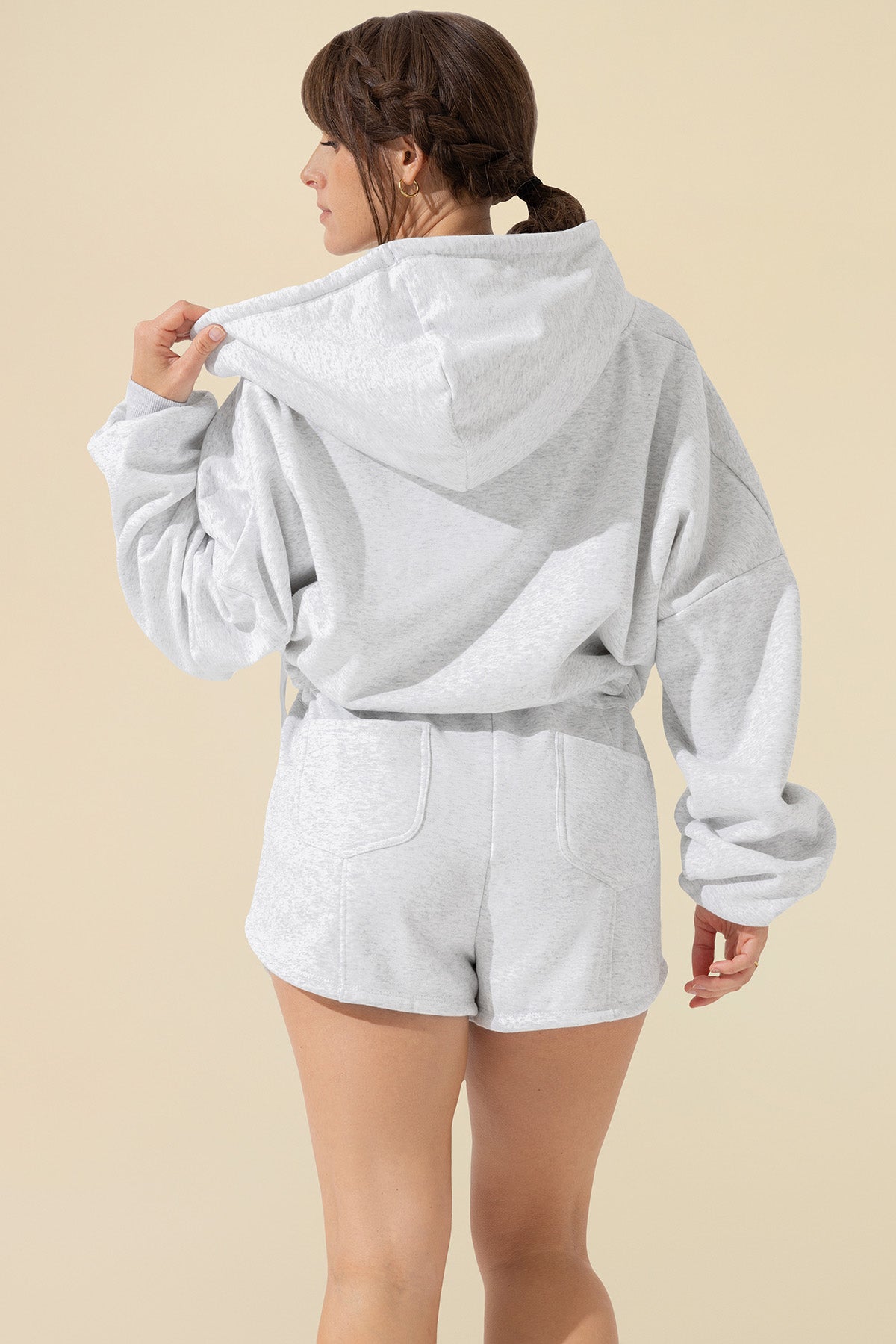 Cloud Romper - Heather Grey