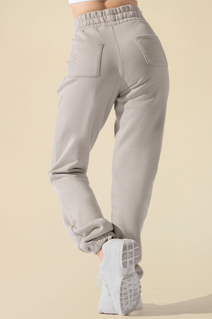 Cloud Rollover Sweatpant - Seashell