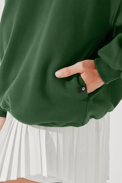 Cloud Crewneck Sweater - Fern Green