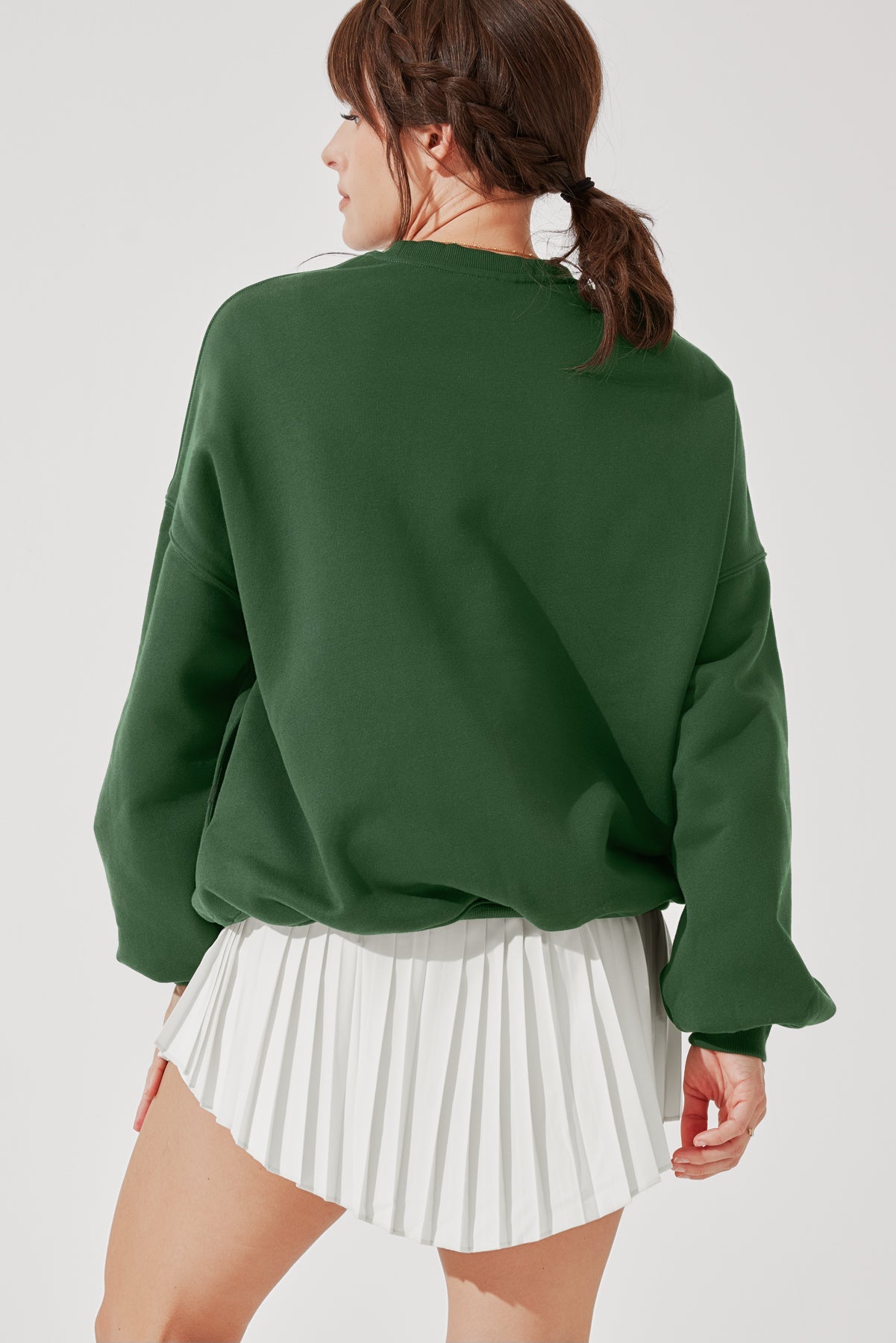 Cloud Crewneck Sweater - Fern Green