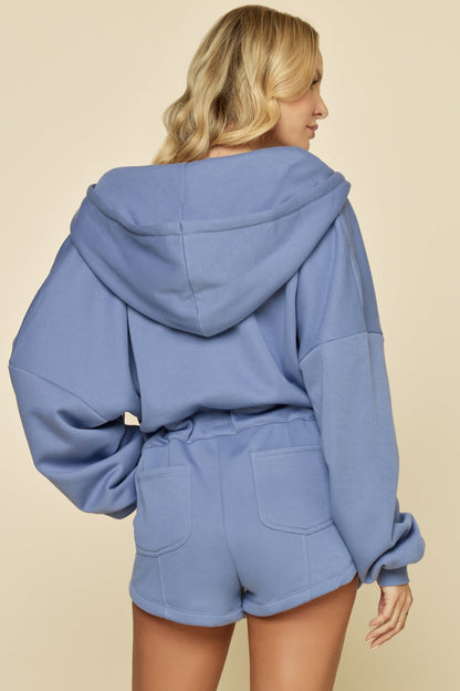 Cloud Romper - Stonewash