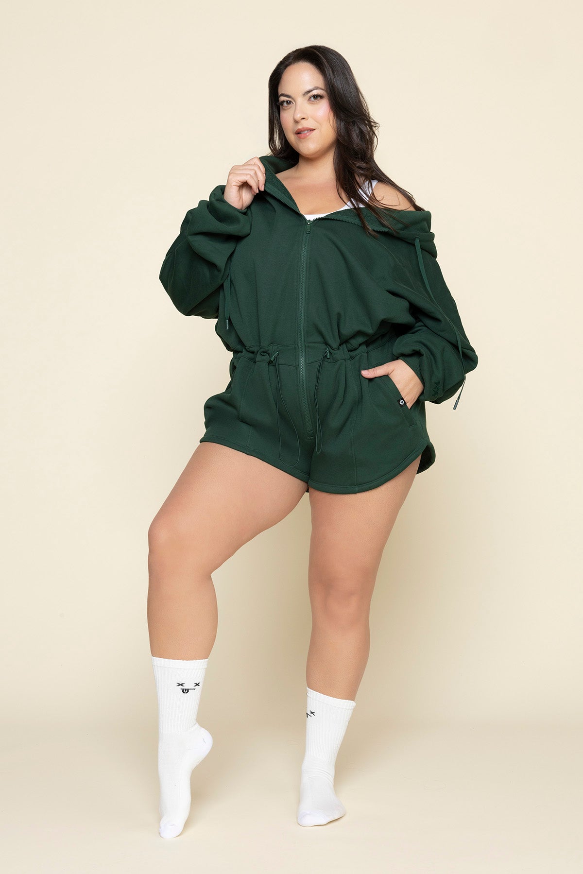 Cloud Romper - Game Time Green