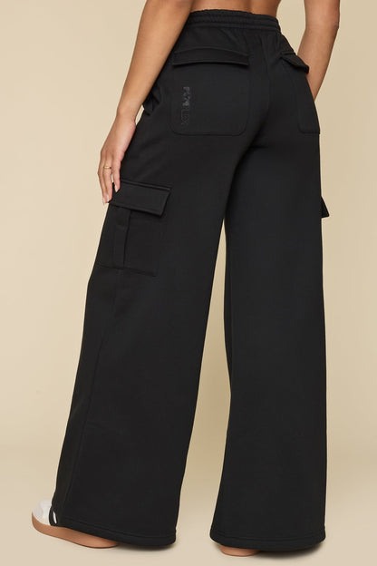Cloud Cargo Sweatpant - Black
