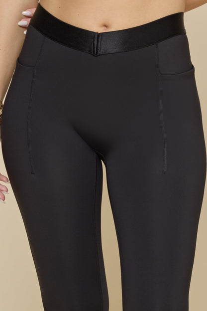 Contour Flared Legging - Black