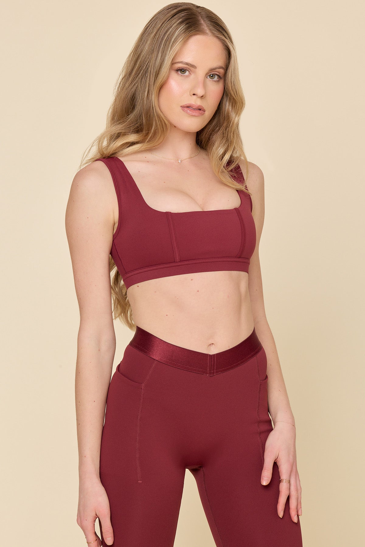 Corset Bra - Crimson