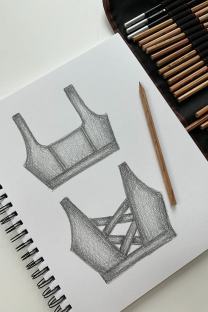Corset Bra - Digital Lavender