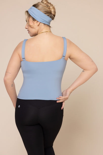 Corset Cami - Blue Storm