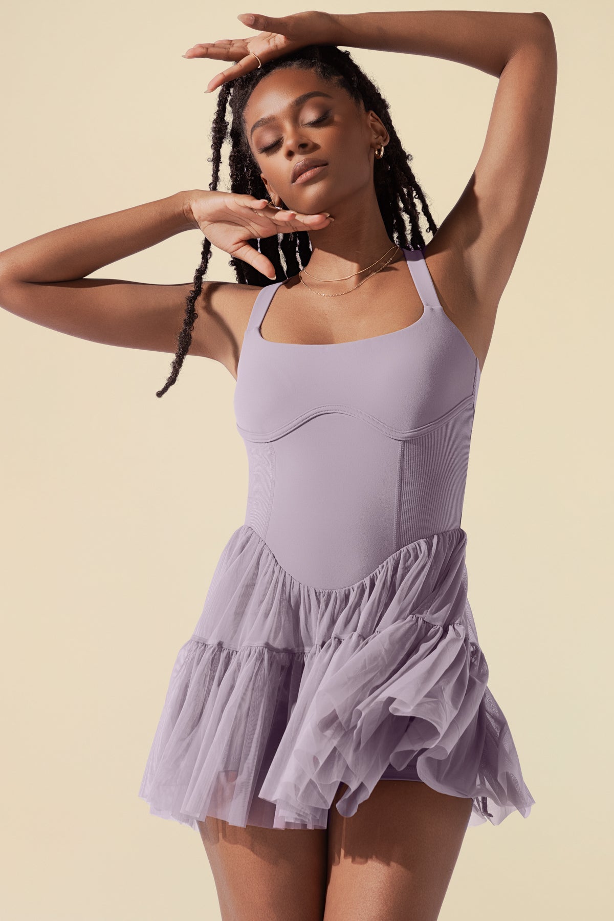 Corset Pirouette Dress - Lilac