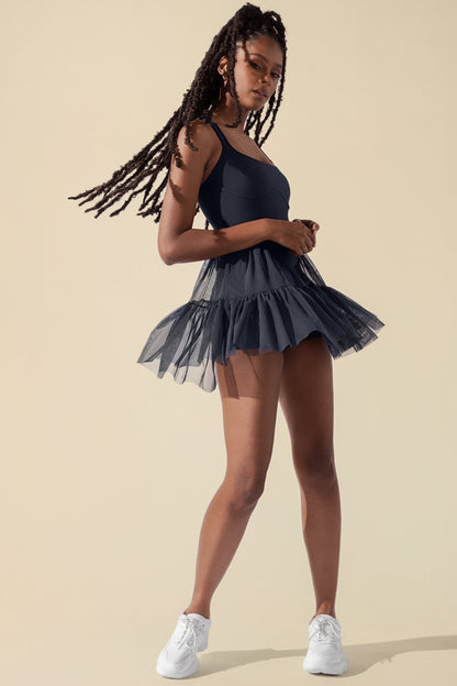 Corset Pirouette Dress - Smoky Navy