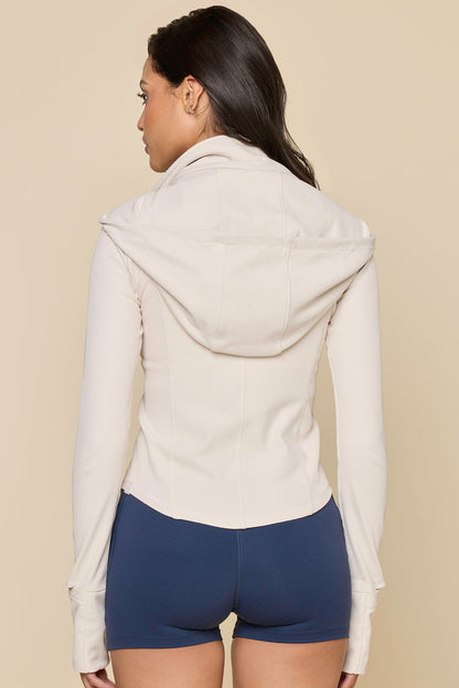 Corset Zip Jacket - Light Sand