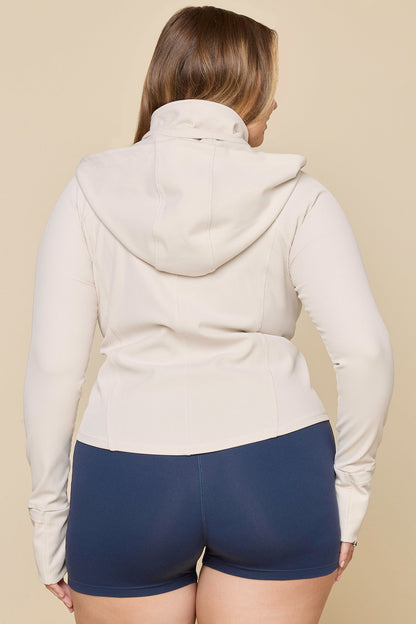 Corset Zip Jacket - Light Sand