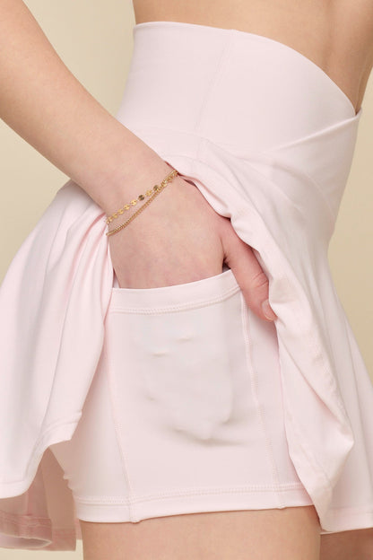 Crisscross Hourglass® Twirl Skort - Petal Pink