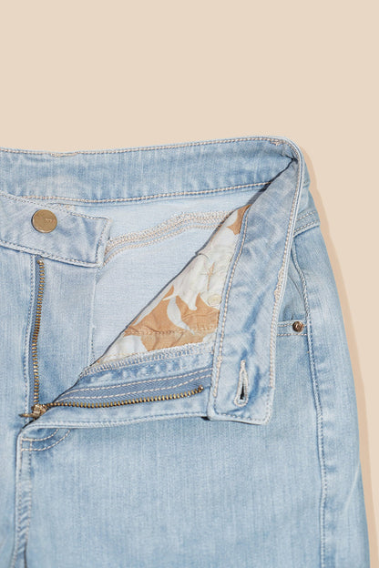 Superstretch Bell Bottom Jeans - Light Wash
