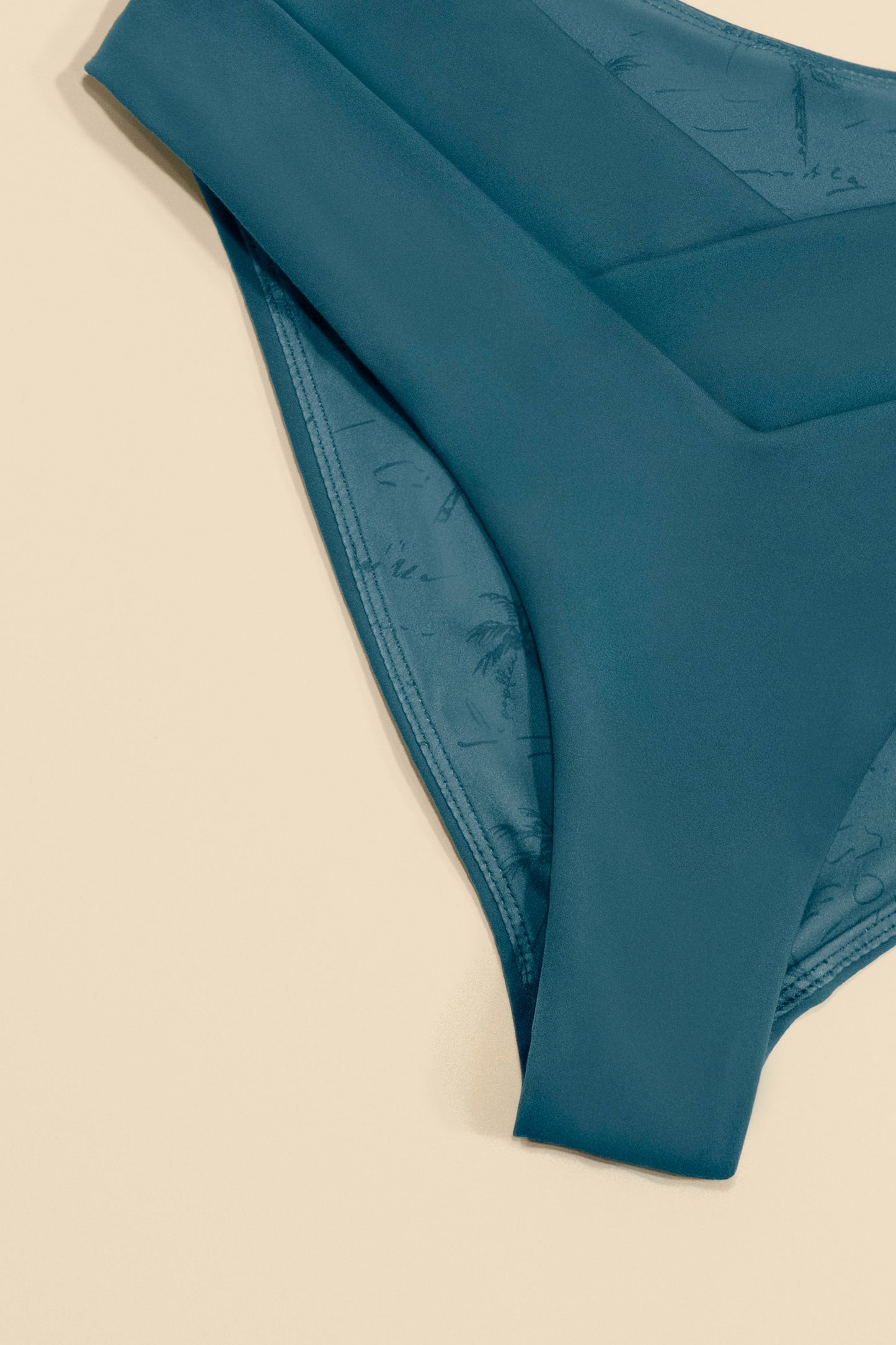 Crisscross Hourglass® Cheeky Bikini Bottom - Dark Sea