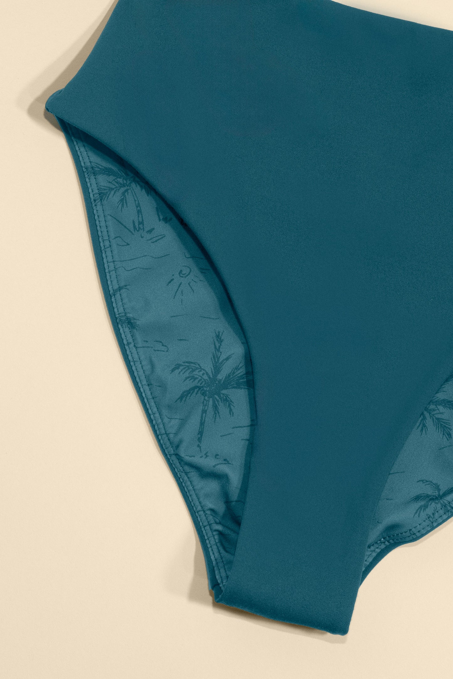High Tide Cheeky Bikini Bottom - Dark Sea